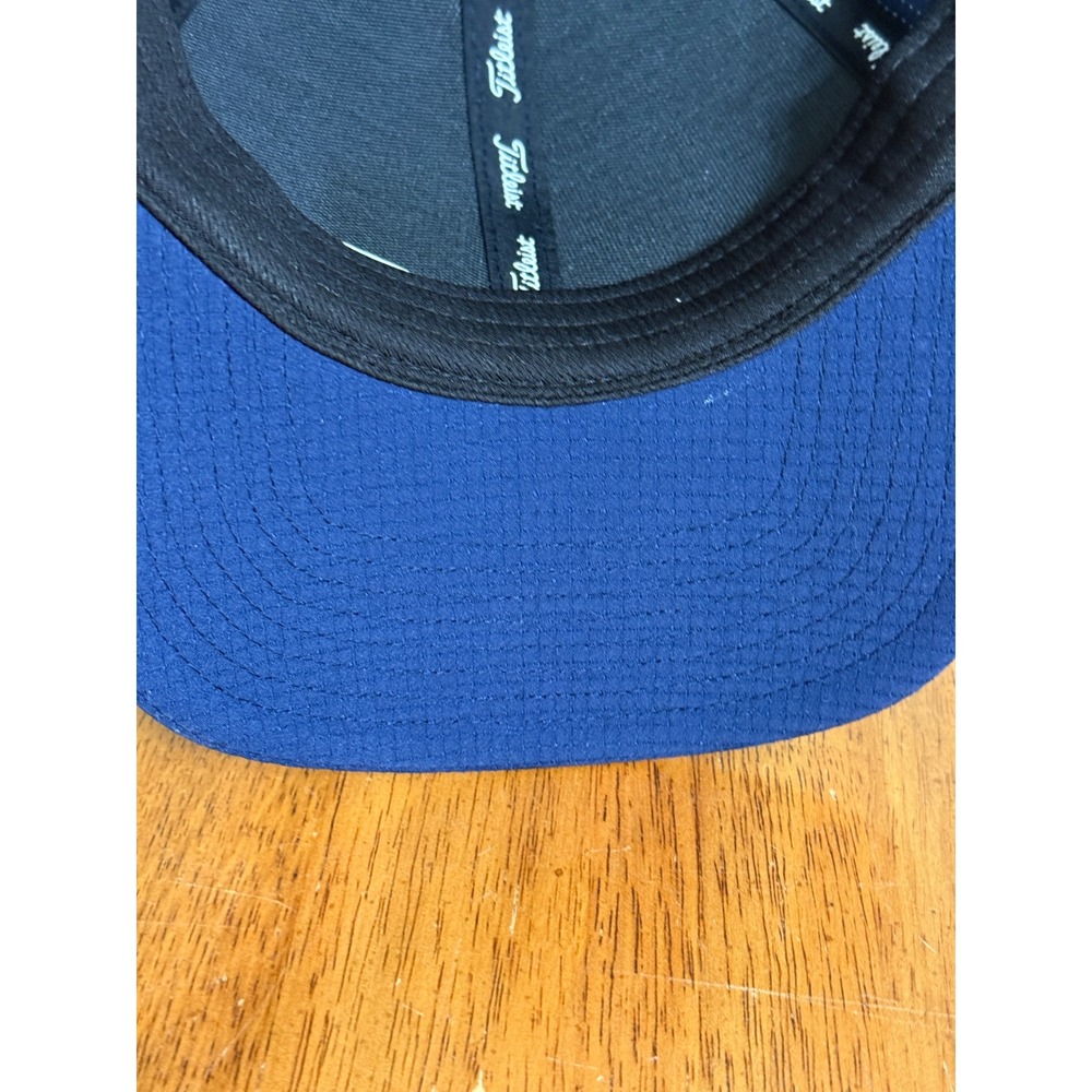 Titleist Navy Snapback Golf Hat Cap Polyester Logo Unisex Adults - Picture 3 of 10